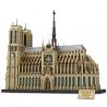 REOBRIX 66016 non  NHÀ THỜ ĐỨC BÀ PARIS bộ đồ chơi xếp lắp ráp ghép mô hình Creator CATHEDRAL OF NOTRE-DAME Sáng Tạo 8868 khối