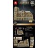 REOBRIX 66016 non  NHÀ THỜ ĐỨC BÀ PARIS bộ đồ chơi xếp lắp ráp ghép mô hình Creator CATHEDRAL OF NOTRE-DAME Sáng Tạo 8868 khối
