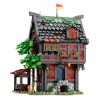 REBRICKABLE MOC-111710 111710 MOC111710 REOBRIX 66017 non  NHÀ TRỌ THẬP TỰ CHINH bộ đồ chơi xếp lắp ráp ghép mô hình Medieval Castle MEDIEVAL TAVERN THE CRUSADER'S INN Chiến Tranh Trung Cổ 3214 khối