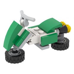 WM MOC1224-A 1224-A MOC1224 1224 non  MARIO KART YOSHI bộ đồ chơi xếp lắp ráp ghép mô hình Super Mario MARIO MOTORCYCLE Thợ Sửa Ống Nước 31 khối