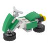 WM MOC1224-A 1224-A MOC1224 1224 non  MARIO KART YOSHI bộ đồ chơi xếp lắp ráp ghép mô hình Super Mario MARIO MOTORCYCLE Thợ Sửa Ống Nước 31 khối