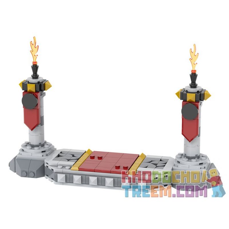 WM MOC1223 1223 MOC1223-A 1223-A non  VỊ VUA TUYỆT VỜI bộ đồ chơi xếp lắp ráp ghép mô hình Super Mario BOWSER BASE Thợ Sửa Ống Nước 196 khối