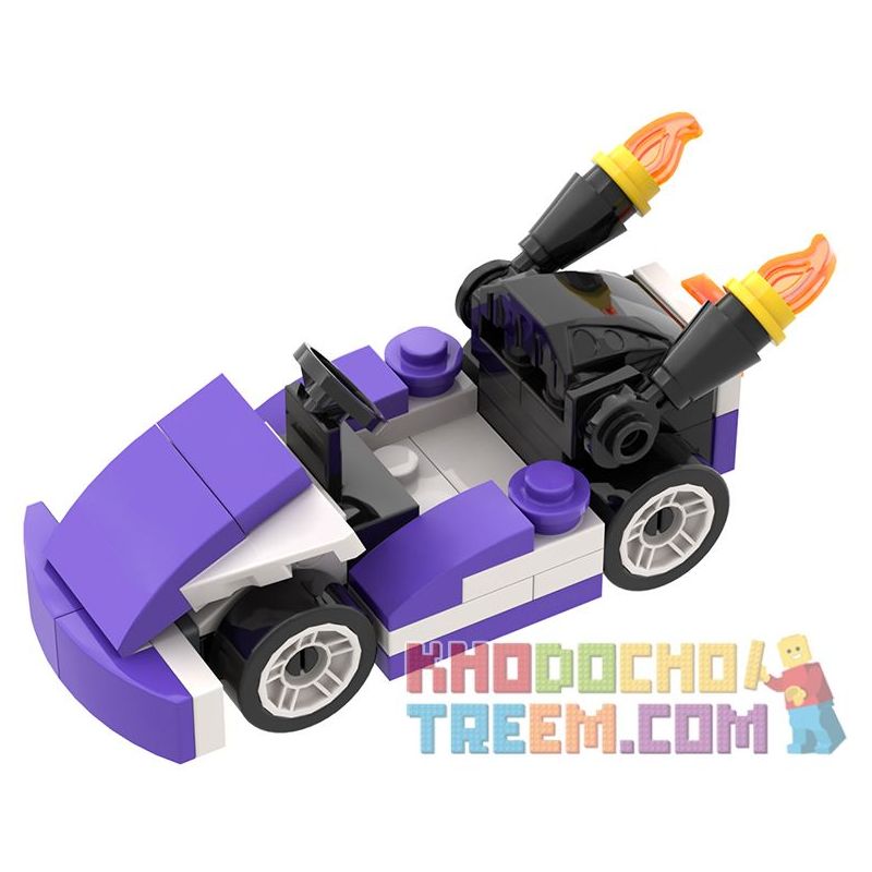WM MOC1222 1222 MOC1222-A 1222-A non  MARIO KART WALUIGI bộ đồ chơi xếp lắp ráp ghép mô hình Super Mario Thợ Sửa Ống Nước 57 khối