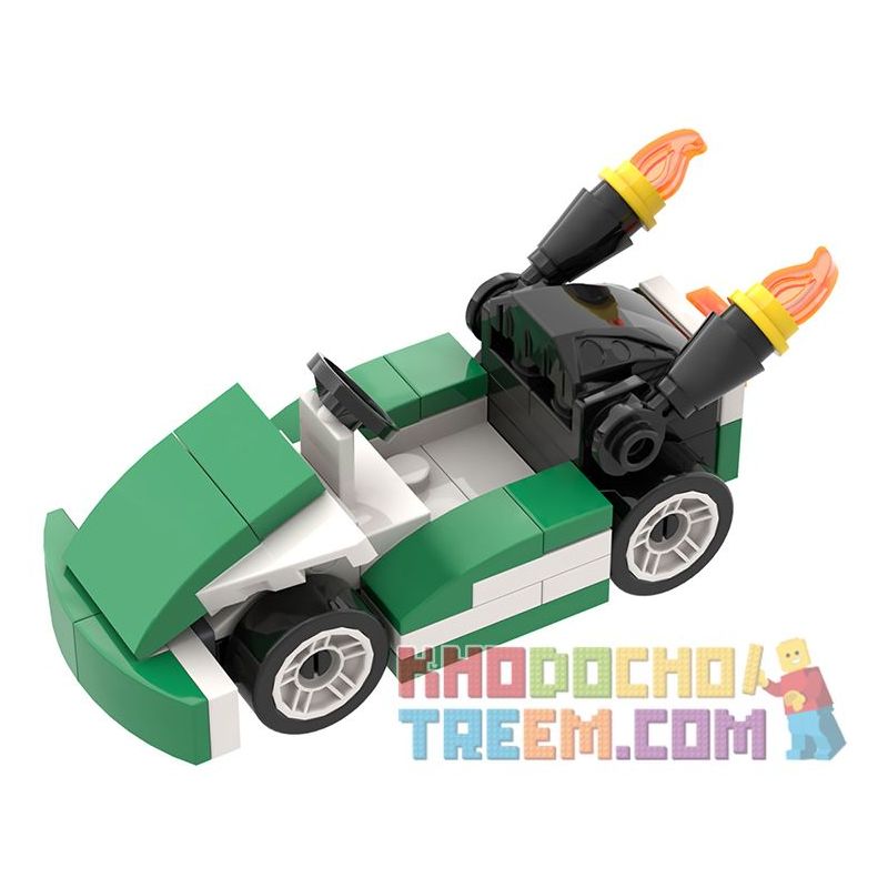 WM MOC1220 1220 MOC1220-A 1220-A non  MARIO KART LUIGI bộ đồ chơi xếp lắp ráp ghép mô hình Super Mario Thợ Sửa Ống Nước 55 khối