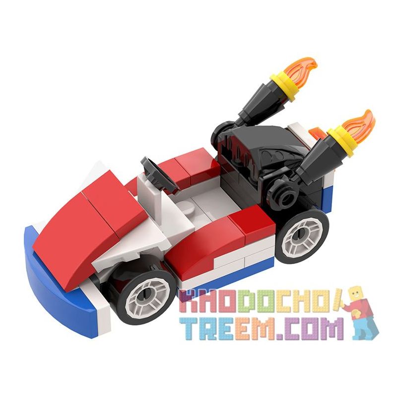 WM MOC1218 1218 MOC1218-A 1218-A non  MARIO KART bộ đồ chơi xếp lắp ráp ghép mô hình Super Mario Thợ Sửa Ống Nước 55 khối