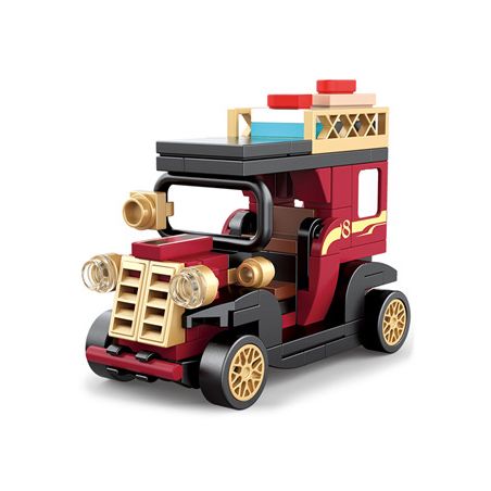 DECOOL BRICKCOOL 22082 non  XE KÉO LÙI DU LỊCH bộ đồ chơi xếp lắp ráp ghép mô hình Racers Đua Tốc Độ 100 khối