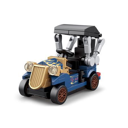 DECOOL BRICKCOOL 22081 non  XE KÉO LÙI THAM QUAN bộ đồ chơi xếp lắp ráp ghép mô hình Racers Đua Tốc Độ 94 khối