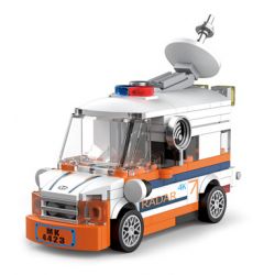 DECOOL BRICKCOOL 22079 non  XE KÉO LÙI RADAR bộ đồ chơi xếp lắp ráp ghép mô hình Racers Đua Tốc Độ 122 khối