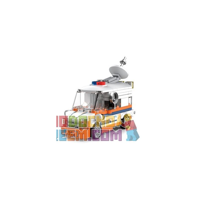 DECOOL BRICKCOOL 22079 non  XE KÉO LÙI RADAR bộ đồ chơi xếp lắp ráp ghép mô hình Racers Đua Tốc Độ 122 khối