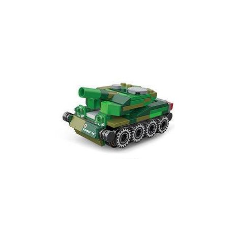 DECOOL BRICKCOOL 22074 non  XE KÉO MINI TĂNG bộ đồ chơi xếp lắp ráp ghép mô hình Mini Racing Pacemaker Đua Xe Mini 136 khối