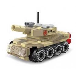 DECOOL BRICKCOOL 22073 non  XE KÉO MINI TĂNG bộ đồ chơi xếp lắp ráp ghép mô hình Mini Racing Pacemaker Đua Xe Mini 126 khối