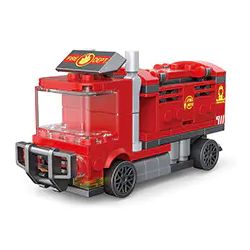 DECOOL BRICKCOOL 22067 non  XE KÉO MINI CỨU HỎA MÀU ĐỎ bộ đồ chơi xếp lắp ráp ghép mô hình Racers MINI RACING PACEMAKER Đua Tốc Độ 129 khối