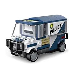 DECOOL BRICKCOOL 22068 non  XE KÉO MINI CẢNH SÁT bộ đồ chơi xếp lắp ráp ghép mô hình Racers MINI RACING PACEMAKER Đua Tốc Độ 146 khối