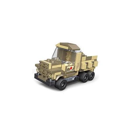 DECOOL 22058 non  XE KÉO MINI ĐỊA HÌNH QUÂN SỰ bộ đồ chơi xếp lắp ráp ghép mô hình Mini Racing Pacemaker Đua Xe Mini 119 khối