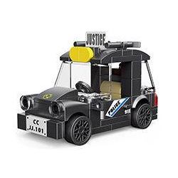 DECOOL 22054 non  XE KÉO MINI CẢNH SÁT bộ đồ chơi xếp lắp ráp ghép mô hình Racers MINI RACING PACEMAKER Đua Tốc Độ 76 khối