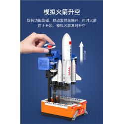 CADA DOUBLEE C56026 56026 non  TÊN LỬA HÀNH QUÂN DÀI bộ đồ chơi xếp lắp ráp ghép mô hình Creator Sáng Tạo 434 khối