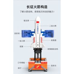 CADA DOUBLEE C56026 56026 non  TÊN LỬA HÀNH QUÂN DÀI bộ đồ chơi xếp lắp ráp ghép mô hình Creator Sáng Tạo 434 khối