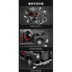 CADA DOUBLEE C62004 62004 non  LEVC XE HƠI CỦA ANH TAXI ??? LONDON tỷ lệ 1:12 bộ đồ chơi xếp lắp ráp ghép mô hình Creator Expert Chuyên Gia Sáng Tạo 1871 khối