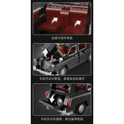 CADA DOUBLEE C62004 62004 non  LEVC XE HƠI CỦA ANH TAXI ??? LONDON tỷ lệ 1:12 bộ đồ chơi xếp lắp ráp ghép mô hình Creator Expert Chuyên Gia Sáng Tạo 1871 khối