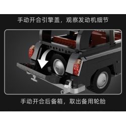 CADA DOUBLEE C62004 62004 non  LEVC XE HƠI CỦA ANH TAXI ??? LONDON tỷ lệ 1:12 bộ đồ chơi xếp lắp ráp ghép mô hình Creator Expert Chuyên Gia Sáng Tạo 1871 khối