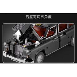 CADA DOUBLEE C62004 62004 non  LEVC XE HƠI CỦA ANH TAXI ??? LONDON tỷ lệ 1:12 bộ đồ chơi xếp lắp ráp ghép mô hình Creator Expert Chuyên Gia Sáng Tạo 1871 khối