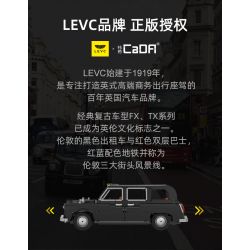 CADA DOUBLEE C62004 62004 non  LEVC XE HƠI CỦA ANH TAXI ??? LONDON tỷ lệ 1:12 bộ đồ chơi xếp lắp ráp ghép mô hình Creator Expert Chuyên Gia Sáng Tạo 1871 khối
