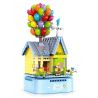 GULY 60504 non  HỘP NHẠC NGÔI NHÀ BONG BÓNG bộ đồ chơi xếp lắp ráp ghép mô hình Movie & Game MUSIC BOX MINI BALLOON HOUSE Phim Và Trò Chơi 706 khối