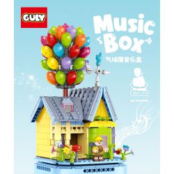 GULY 60504 non  HỘP NHẠC NGÔI NHÀ BONG BÓNG bộ đồ chơi xếp lắp ráp ghép mô hình Movie & Game MUSIC BOX MINI BALLOON HOUSE Phim Và Trò Chơi 706 khối