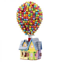 GULY 60503 non  CHUYẾN THAM QUAN NGÔI NHÀ BAY bộ đồ chơi xếp lắp ráp ghép mô hình Movie & Game FLYING HOUSE TOUR Phim Và Trò Chơi 2008 khối