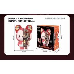 JAKI JK6510-1 6510-1 JK6510-2 6510-2 JK6510-3 6510-3 non  NAM CHÂM CƠ KHÍ ARI bộ đồ chơi xếp lắp ráp ghép mô hình