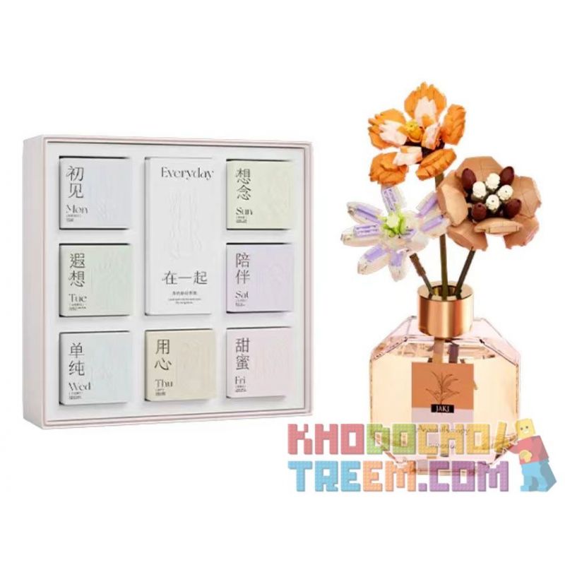 JAKI JK20235 20235 non  HỘP QUÀ HOA HƯƠNG LIỆU ODE TO AROMATHERAPY bộ đồ chơi xếp lắp ráp ghép mô hình Creator Sáng Tạo 202308 khối