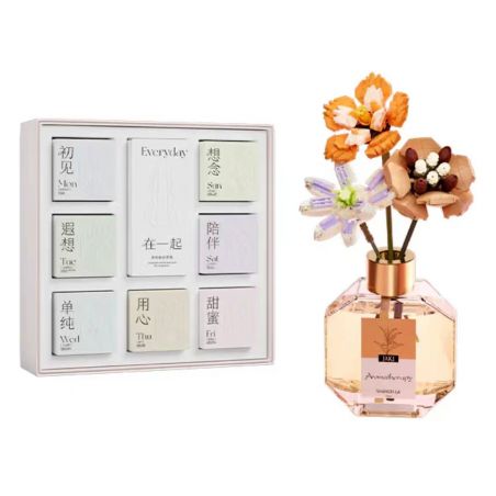 JAKI JK20235 20235 non  HỘP QUÀ HOA HƯƠNG LIỆU ODE TO AROMATHERAPY bộ đồ chơi xếp lắp ráp ghép mô hình Creator Sáng Tạo 202308 khối