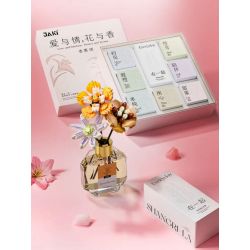 JAKI JK20235 20235 non  HỘP QUÀ HOA HƯƠNG LIỆU ODE TO AROMATHERAPY bộ đồ chơi xếp lắp ráp ghép mô hình Creator Sáng Tạo 202308 khối