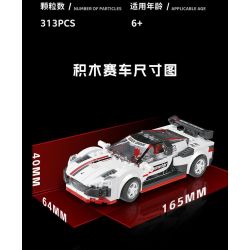 XIANGJUN XJ-3985F 3985F XJ3985F non  SIÊU XE ĐUA MASERATI MC1 bộ đồ chơi xếp lắp ráp ghép mô hình Speed Champions Racing Cars Đua Xe Công Thức 313 khối