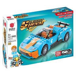 XIANGJUN XJ-3985C 3985C XJ3985C non  SIÊU XE ĐUA FORD GT bộ đồ chơi xếp lắp ráp ghép mô hình Speed Champions Racing Cars Đua Xe Công Thức 343 khối