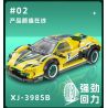XIANGJUN XJ-3985B 3985B XJ3985B non  ĐUA XE SIÊU LÙI LAMBORGHINI EVO bộ đồ chơi xếp lắp ráp ghép mô hình Speed Champions Racing Cars Đua Xe Công Thức 316 khối