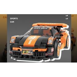 XIANGJUN XJ-3985A 3985A XJ3985A non  SIÊU XE ĐUA PORSCHE 911 bộ đồ chơi xếp lắp ráp ghép mô hình Speed Champions Racing Cars Đua Xe Công Thức 339 khối