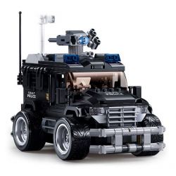 SLUBAN M38-B1156 B1156 1156 M38B1156 38-B1156 non  XE TẤN CÔNG TIGER SWAT bộ đồ chơi xếp lắp ráp ghép mô hình  SPECIAL POLICE TIGER ASSAULT VEHICLE Kỹ Thuật Công Nghệ Cao Mô Hình Phương Tiện 412 khối