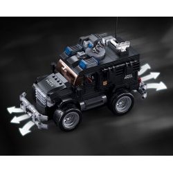 SLUBAN M38-B1156 B1156 1156 M38B1156 38-B1156 non  XE TẤN CÔNG TIGER SWAT bộ đồ chơi xếp lắp ráp ghép mô hình  SPECIAL POLICE TIGER ASSAULT VEHICLE Kỹ Thuật Công Nghệ Cao Mô Hình Phương Tiện 412 khối