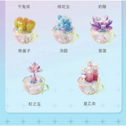 GEKKOSHA 804408 non  PHA LÊ MỌNG NƯỚC SEN TUYẾT bộ đồ chơi xếp lắp ráp ghép mô hình 173 khối