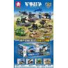 LE YI 83012 non  MÔ HÌNH QUÂN SỰ CHIẾN TRANH 4 bộ đồ chơi xếp lắp ráp ghép mô hình Military Army MILITARY WAR Quân Sự Bộ Đội