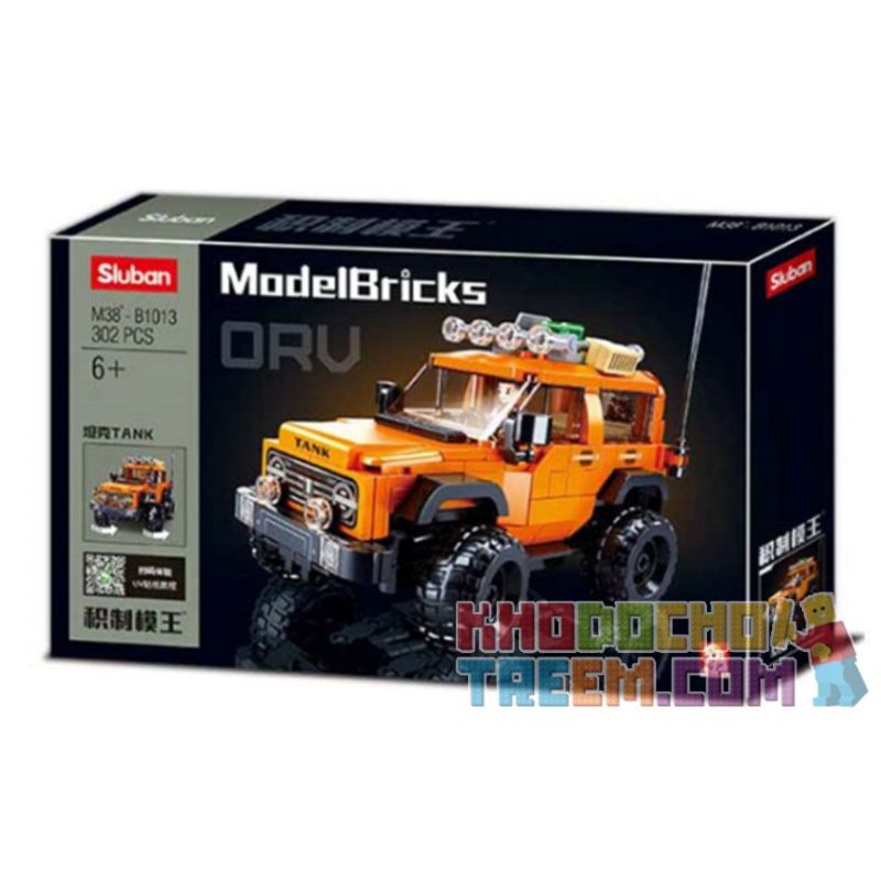 SLUBAN M38-B1013 B1013 1013 M38B1013 38-B1013 non  VUA CỦA MÔ HÌNH SẢN PHẨM XE ĐỊA ORV TANK 300 bộ đồ chơi xếp lắp ráp ghép mô hình Racers Đua Tốc Độ 317 khối