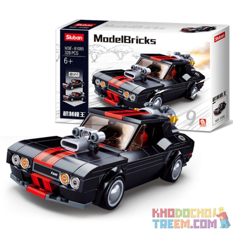 SLUBAN M38-B1085 B1085 1085 M38B1085 38-B1085 non  ÔNG VUA LÀM MẪU SẢN PHẨM SIÊU XE ĐỘ 9 bộ đồ chơi xếp lắp ráp ghép mô hình City Thành Phố 502 khối