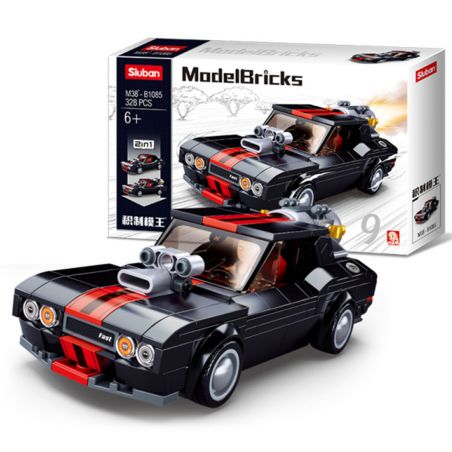 SLUBAN M38-B1085 B1085 1085 M38B1085 38-B1085 non  ÔNG VUA LÀM MẪU SẢN PHẨM SIÊU XE ĐỘ 9 bộ đồ chơi xếp lắp ráp ghép mô hình City Thành Phố 502 khối
