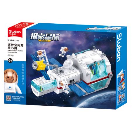 SLUBAN M38-B1201 B1201 1201 M38B1201 38-B1201 non  KHÁM PHÁ GIỮA CÁC VÌ SAO MÔ-ĐUN CỐT LÕI CỦA TRẠM VŨ TRỤ THEO ĐUỔI GIẤC MƠ bộ đồ chơi xếp lắp ráp ghép mô hình City DREAM SPACE STATION CORE MODULE Thành Phố 502 khối