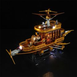 FUNWHOLE F9014 9014 non  TÀU VŨ TRỤ STEAMPUNK LIGHT CHASER bộ đồ chơi xếp lắp ráp ghép mô hình “LIGHT CATCHER”STEAMPUNK AIRSHIP 1641 khối