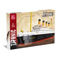 JIESTAR 92026 non  TÀU DU LỊCH TITANIC bộ đồ chơi xếp lắp ráp ghép mô hình Creator Sáng Tạo 1059 khối