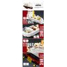 JIESTAR 92026 non  TÀU DU LỊCH TITANIC bộ đồ chơi xếp lắp ráp ghép mô hình Creator Sáng Tạo 1059 khối