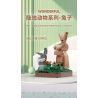 WANGE LIGAO DR.LUCK 1618 non  QUÁI THÚ TUYỆT VỜI THỎ bộ đồ chơi xếp lắp ráp ghép mô hình Creator Sáng Tạo 131 khối