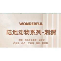 WANGE LIGAO DR.LUCK 1617 non  SINH VẬT HUYỀN BÍ NHÍM bộ đồ chơi xếp lắp ráp ghép mô hình Creator Sáng Tạo 128 khối